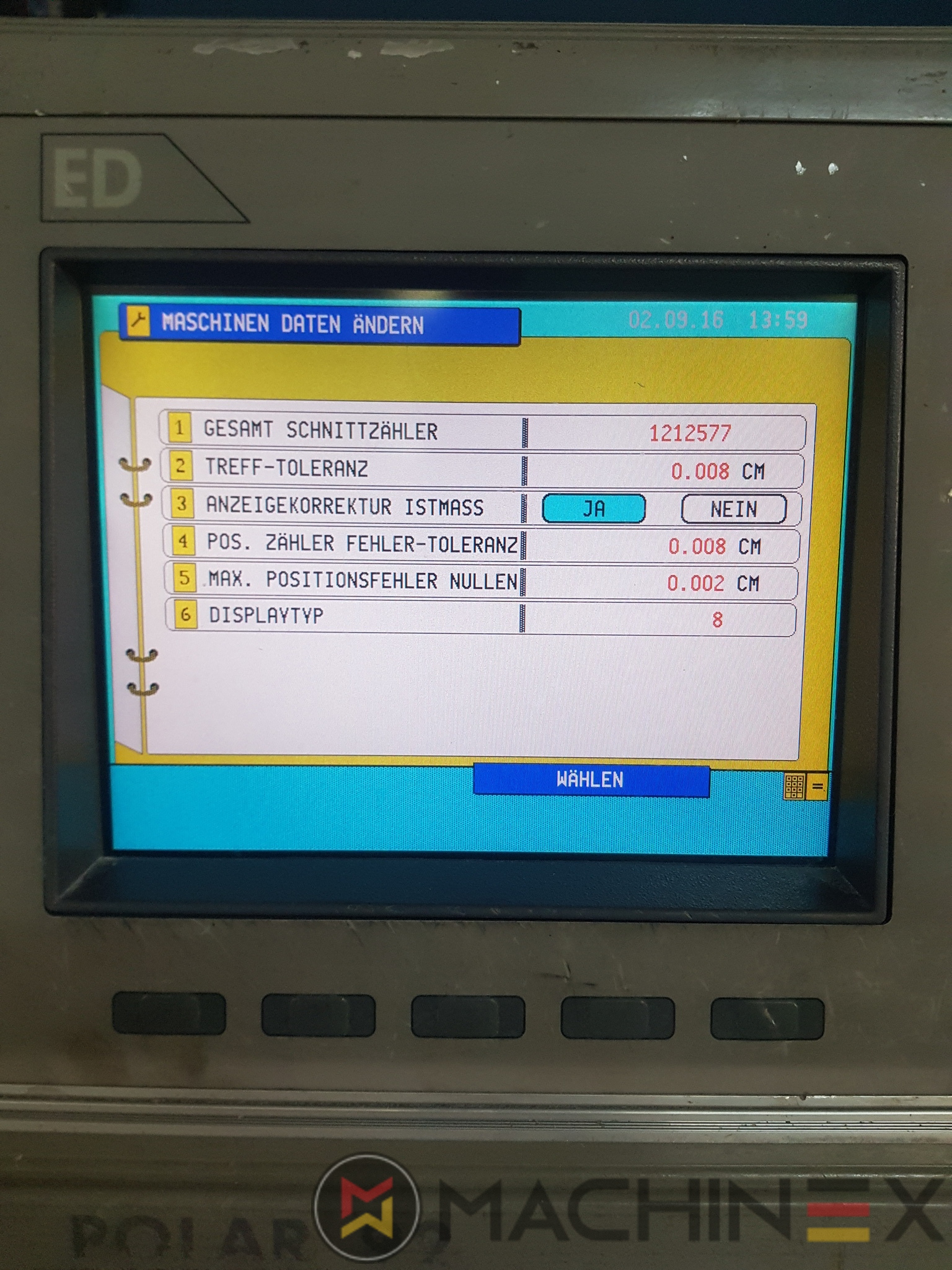 1996 | POLAR 92 ED | Machinex
